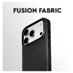Telefono dėklas PanzerGlass CARE by Fusion Fabric Case Black w. MagSafe iPhone 18 Pro Max (CR57114), vaizdas 3
