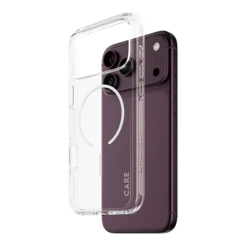 Telefono dėklas PanzerGlass CARE by Urban Explorer Case Transparent w. White Magsafe iPhone 18 Pro Max (CR82085)