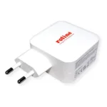 USB Charger mit Euro-Stecker 2 Port (Typ-A QC3.0 Typ-C PD) 65W