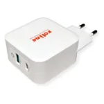 USB Charger mit Euro-Stecker 2 Port (Typ-A QC3.0 Typ-C PD) 65W