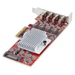 StarTech.com P10Q4C-USB-CARD-LP interface cards/adapter