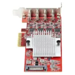 StarTech.com P10Q4C-USB-CARD-LP interface cards/adapter