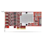 StarTech.com P10Q4C-USB-CARD-LP interface cards/adapter