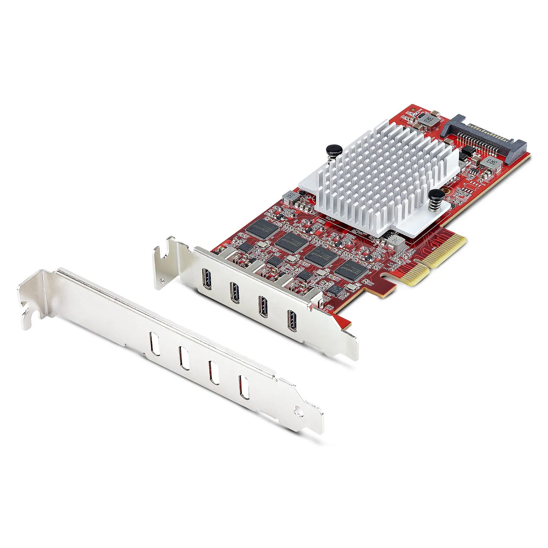 StarTech.com P10Q4C-USB-CARD-LP interface cards/adapter StarTech.com P10Q4C-USB-CARD-LP interface cards/adapter