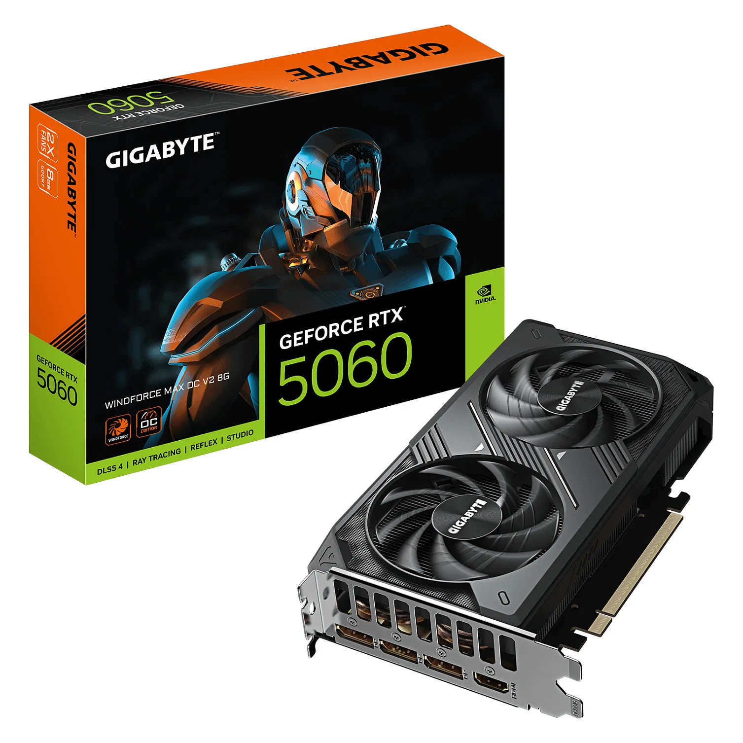 GIGABYTE GeForce RTX 5060 WINDFORCE MAX OC V2 8G GIGABYTE GeForce RTX 5060 WINDFORCE MAX OC V2 8G