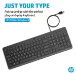 Klaviatūra HP 150 Wired Keyboard Euro (664R5AA#ABB), vaizdas 11