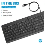 Klaviatūra HP 150 Wired Keyboard Euro (664R5AA#ABB), vaizdas 5