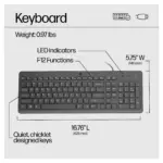 Klaviatūra HP 150 Wired Keyboard Euro (664R5AA#ABB), vaizdas 6