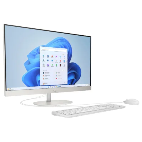 All-in-one kompiuteris HP 27 All-in-One 27-cr0401ng i3-1315U/8GB/256SSD/W11 Home (DN1Z6EA#ABD), baltos spalvos