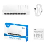 Komutatorius Cudy 8-Port Gigabit Switch with USB-C Power Input, GS108U 2.0, vaizdas 3