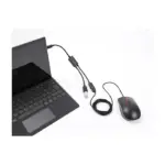 USB laidas ar adapteris Delock 2 Port USB 5 Gbps Typ-A Kabel-Hub mit USB Type-C Anschluss 25 cm (64373)