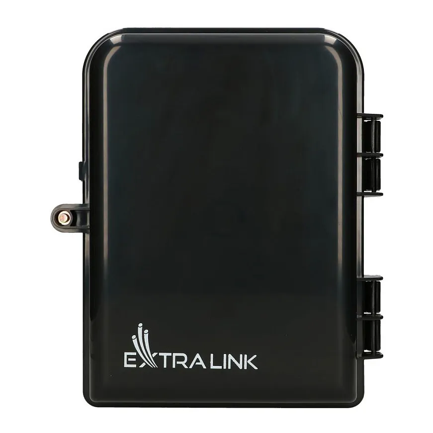 Extralink ELIZA V2 16 CORE FIBER OPTIC TERMINAL BOX BLACK MID-SPAN Tinklo kabelis Extralink ELIZA V2 16 CORE FIBER OPTIC TERMINAL BOX BLACK MID-SPAN (EX.12165)