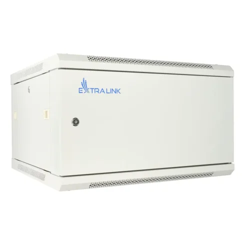 Extralink szafa wisz 19” 6U 450mm szara d. blaszane