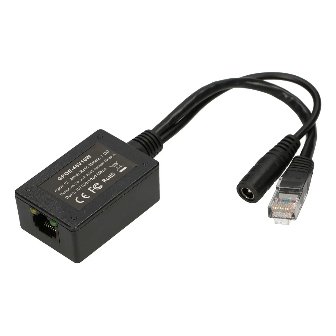 Extralink 1 PORT GIGABIT POE INJECTOR WITH 10-30V TO 48V INVERTER Nepertraukiamo maitinimo šaltinis (UPS) Extralink 1 PORT GIGABIT POE INJECTOR WITH 10-30V TO 48V INVERTER (EX.14671)