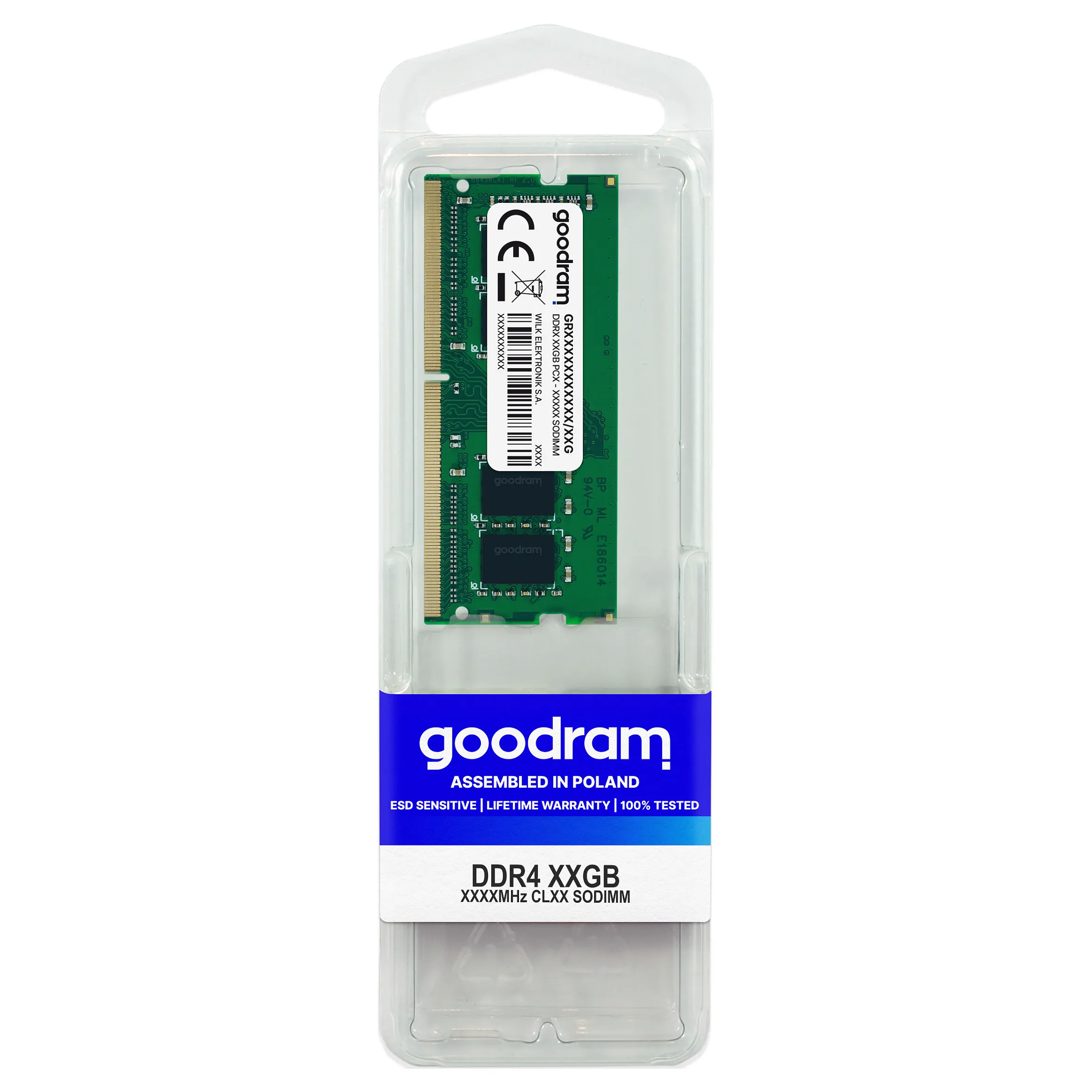Goodram GR3200S464L22/32G memory module Operatyviosios atminties modulis Goodram GR3200S464L22/32G