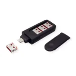 USB laidas ar adapteris ROLINE 11.02.8330 port blocker, vaizdas 3