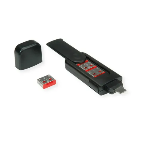 USB laidas ar adapteris ROLINE 11.02.8330 port blocker