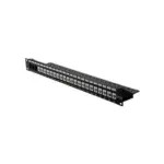 Tinklo kabelis ROLINE Cat.6 19"-Keystone Patch Panel (26.11.0357), juodos spalvos, vaizdas 2