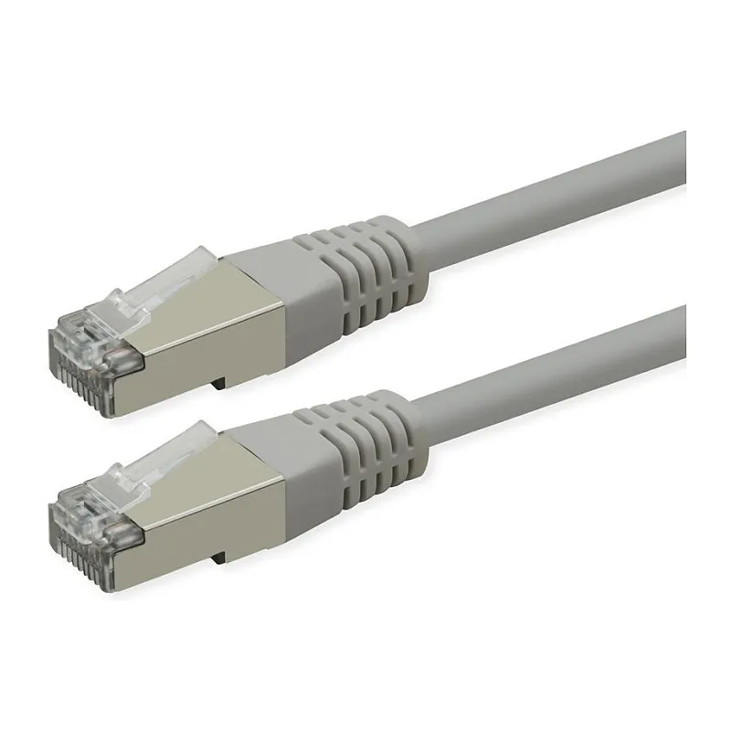 ROLINE S/FTP (PiMF) Patch Cord, Cat.6 (Class E), PoE, grey, 10 m networking cable Tinklo kabelis ROLINE S/FTP (PiMF) Patch Cord, Cat.6 (Class E), PoE, grey, 10 m (21.51.0840)