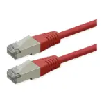 Tinklo kabelis ROLINE S/FTP (PiMF) Patch Cord, Cat.6 (Class E), PoE, red, 10 m (21.51.1381)