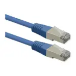 Tinklo kabelis ROLINE S/FTP (PiMF) Patch Cord, Cat.6 (Class E), PoE, blue, 15 m (21.51.1394), vaizdas 3
