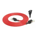 Tinklo kabelis Red 3 meters U/UTP CAT6A LSZH lockable patch cable snagless with RJ45 connectors (FB5503), vaizdas 2