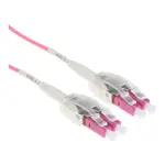 Tinklo kabelis ACT 1 meter Multimode 50/125 OM4 Polarity Twist fiber cable with LC connectors (RL8401)