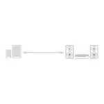 Laidas ar adapteris ACT 10 meters High Quality audio connection cable 3.5 mm stereo jack male - male (AC3613), vaizdas 4