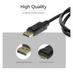 Vaizdo laidas ar adapteris ACT DisplayPort 1.4 cable 8K, VESA certified, 2m (AK4073), vaizdas 4
