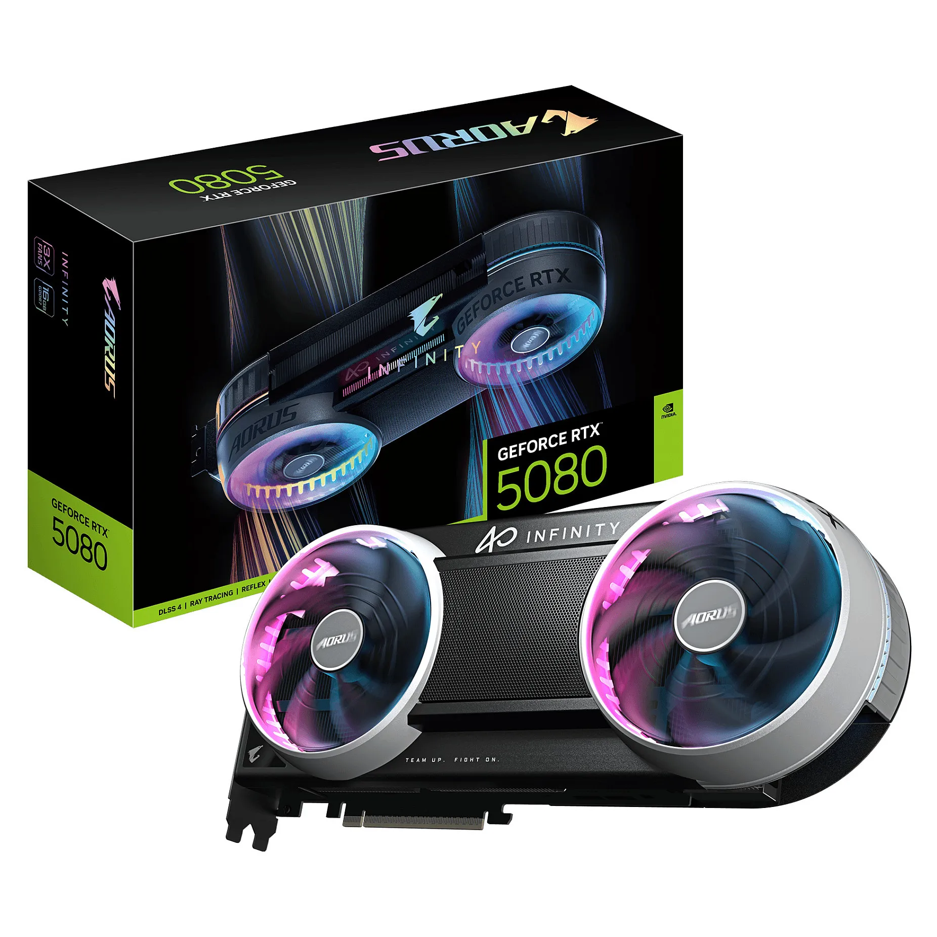 GIGABYTE AORUS GeForce RTX 5080 INFINITY 16G GIGABYTE AORUS GeForce RTX 5080 INFINITY 16G