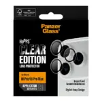 Apsauginis stiklas PanzerGlass Hoops Camera Lens Protector Transparent iPhone 18 Pro, 18 Pro Max (PG69250), vaizdas 3