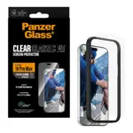 Apsauginis stiklas PanzerGlass Screen Protector iPhone 18 Pro Max, Classic fit w. EasyAligner (PG27826), vaizdas 5