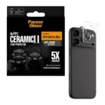 Apsauginis stiklas PanzerGlass Hoops Ceramic Camera Lens Protector iPhone 18 Pro, 18 Pro Max (PG62088), vaizdas 5