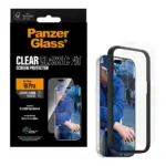 Apsauginis stiklas PanzerGlass Screen Protector iPhone 18 Pro, Classic fit w. EasyAligner (PG35997), vaizdas 5