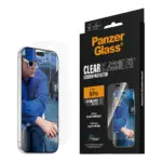 Apsauginis stiklas PanzerGlass Screen Protector iPhone 18 Pro, Classic fit w. EasyAligner (PG35997), vaizdas 6
