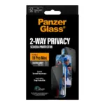 Apsauginis stiklas PanzerGlass 2-Way Privacy Screen Protector iPhone 18 Pro Max (PG37957), vaizdas 3