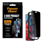 Apsauginis stiklas PanzerGlass 2-Way Privacy Screen Protector iPhone 18 Pro Max (PG37957), vaizdas 6