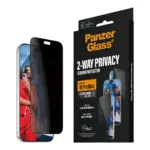 Apsauginis stiklas PanzerGlass 2-Way Privacy Screen Protector iPhone 18 Pro Max (PG37957), vaizdas 7
