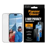 Apsauginis stiklas PanzerGlass 2-Way Privacy Screen Protector iPhone 18 Pro (PG90861), vaizdas 2