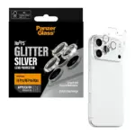 Apsauginis stiklas PanzerGlass Hoops Camera Lens Protector Glitter Silver iPhone 18 Pro, 18 Pro Max (PG62110), vaizdas 5