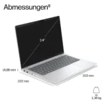 HP EliteBook 6 G2q Snapdragon X2P64100/16GB/512SSD/W11 Pro 1J Gar (DE)