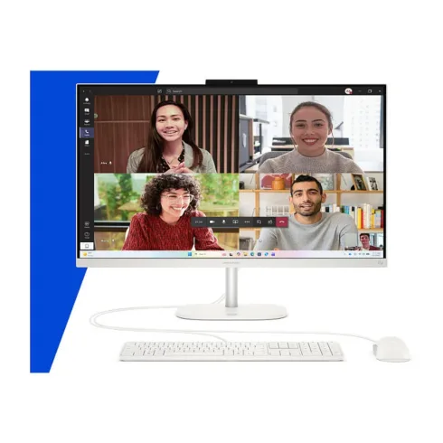 All-in-one kompiuteris HP OmniStudio 27-cw0470ng RYZ AI 7 445/16GB/512SSD/W11 Home (DN2A0EA#ABD), baltos spalvos