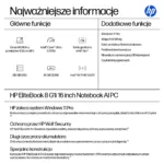 HP EliteBook 8 G1i CU5 225U/24GB/512SSD/W11 Pro QWERTY