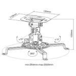 InLine 23122A project mount