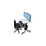 Monitoriaus laikiklis Ergotron WorkFit-C, Dual Sit-Stand (24-214-085), vaizdas 3