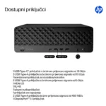 Stacionarus kompiuteris HP ProDesk 4 SFF G1i CU7 265/16GB/1TBSSD/W11 Pro QWERTY (9H7U7ET#AKD), vaizdas 4