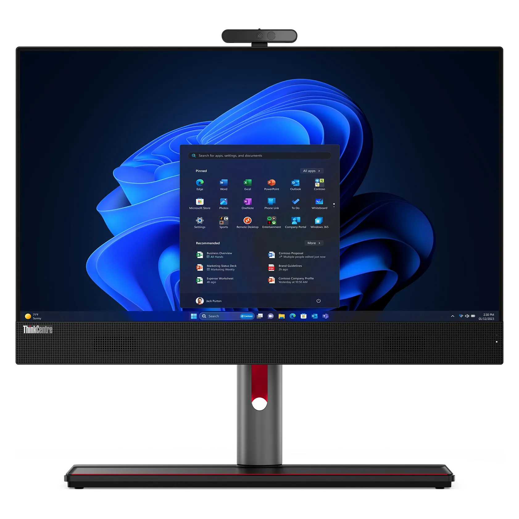 AIO Lenovo ThinkCentre M90a G5 i5-14400/8GB/512GBSSD/W11 Pro QWERTY All-in-one kompiuteris Lenovo ThinkCentre M90a G5 i5-14400/8GB/512GBSSD/W11 Pro QWERTY (12SH0013PB)