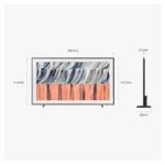 Televizorius SAMSUNG 109,2 cm (43") 3840 x 2160 QE43LS03HEUXXH 4K UltraHD QLED SmartTV HDMI VESA 200 x 200 mm LAN, vaizdas 2
