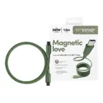Apsauginis stiklas PanzerGlass empower Magnetic 240W USB-C to USB-C 1.5m sage (EM59672), vaizdas 2