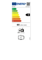 Televizorius 165,1 cm (65") 3840 x 2160 Pixel SAMSUNG GU65M80HAUXZG 4K Ultra HD Mini-LED SmartTV HDMI VESA 200 x, vaizdas 3